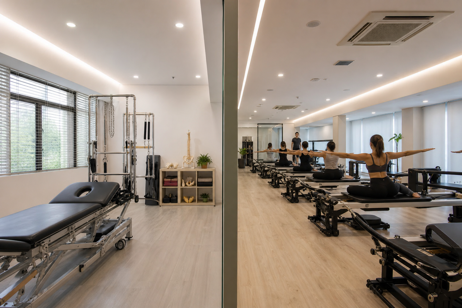 Pilates Clínico vs Pilates Studio: qual é o certo para você?